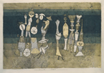 Abstracionismo, P. Klee, Com&eacute;dia, 1921