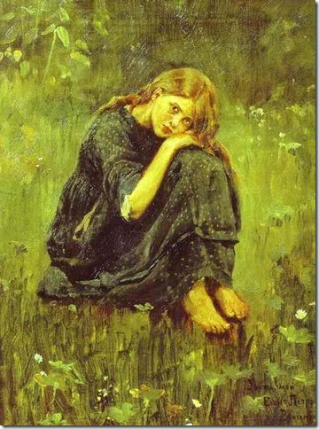 Vasnetsov, Victor - Alionushka - The Tretyakov Gallery,Moscow,Russia