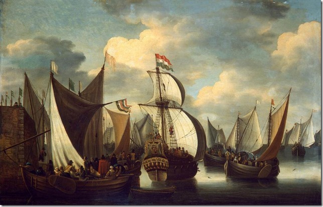 Storck, Jacobus - View of a Harbour - The Hermitage, St.Petersburg