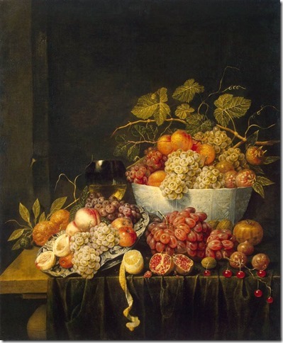 Utrecht, Adriaen van - Still-Life with Grapes - The Hermitage,St.Petersburg