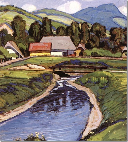 Ziffer, S�ndor - Springtime at the Stream - Private collection